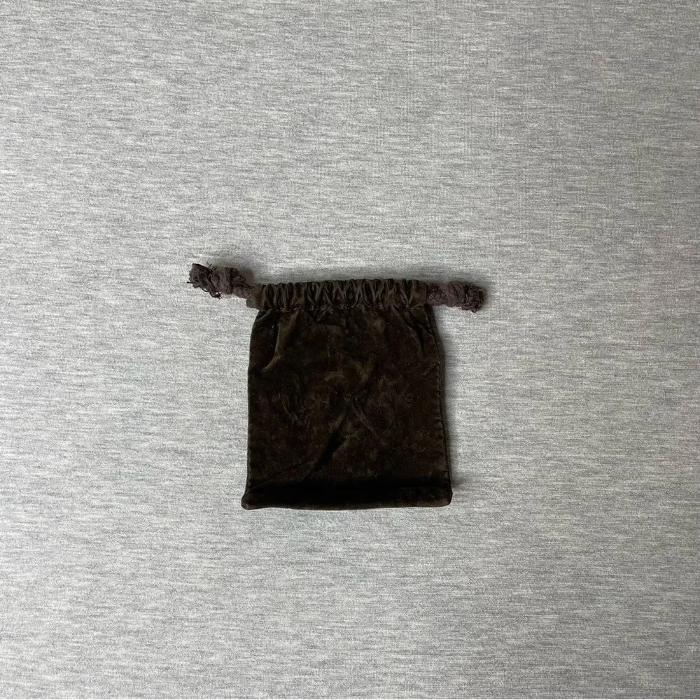 Michael Kors Velour Brown Gift Dust Bag 4” x 3” in.